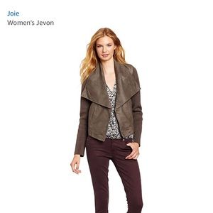 Joie Jevon Feather Leather Jacket